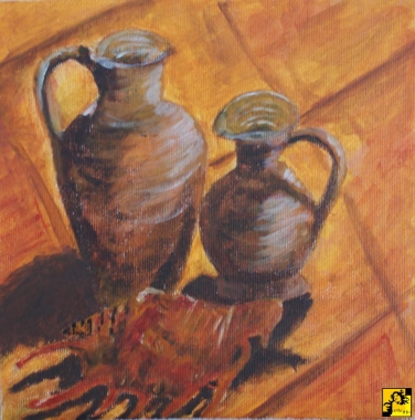 Gliniane dzbany