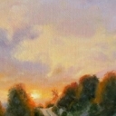 zachód słońca
